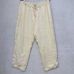 H&M Pants Womens Large Drawstring Relaxed Fit Pockets Lyocell Blend Lightweight